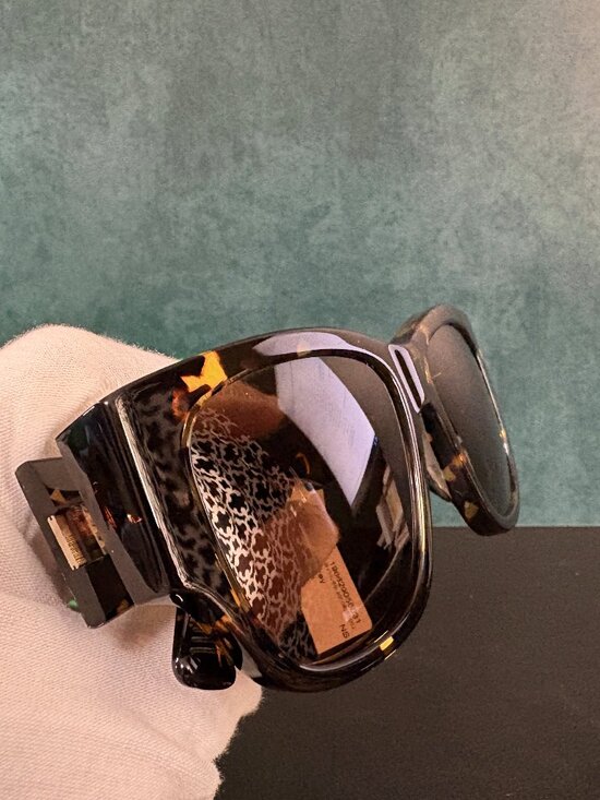 Bottega Veneta 55MM Square Sunglasses | Tortoiseshell | Gold Detail